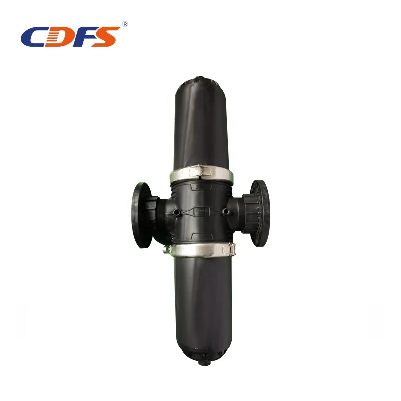  120 mesh 4 inch manual disc filter with flanges for irrigation water