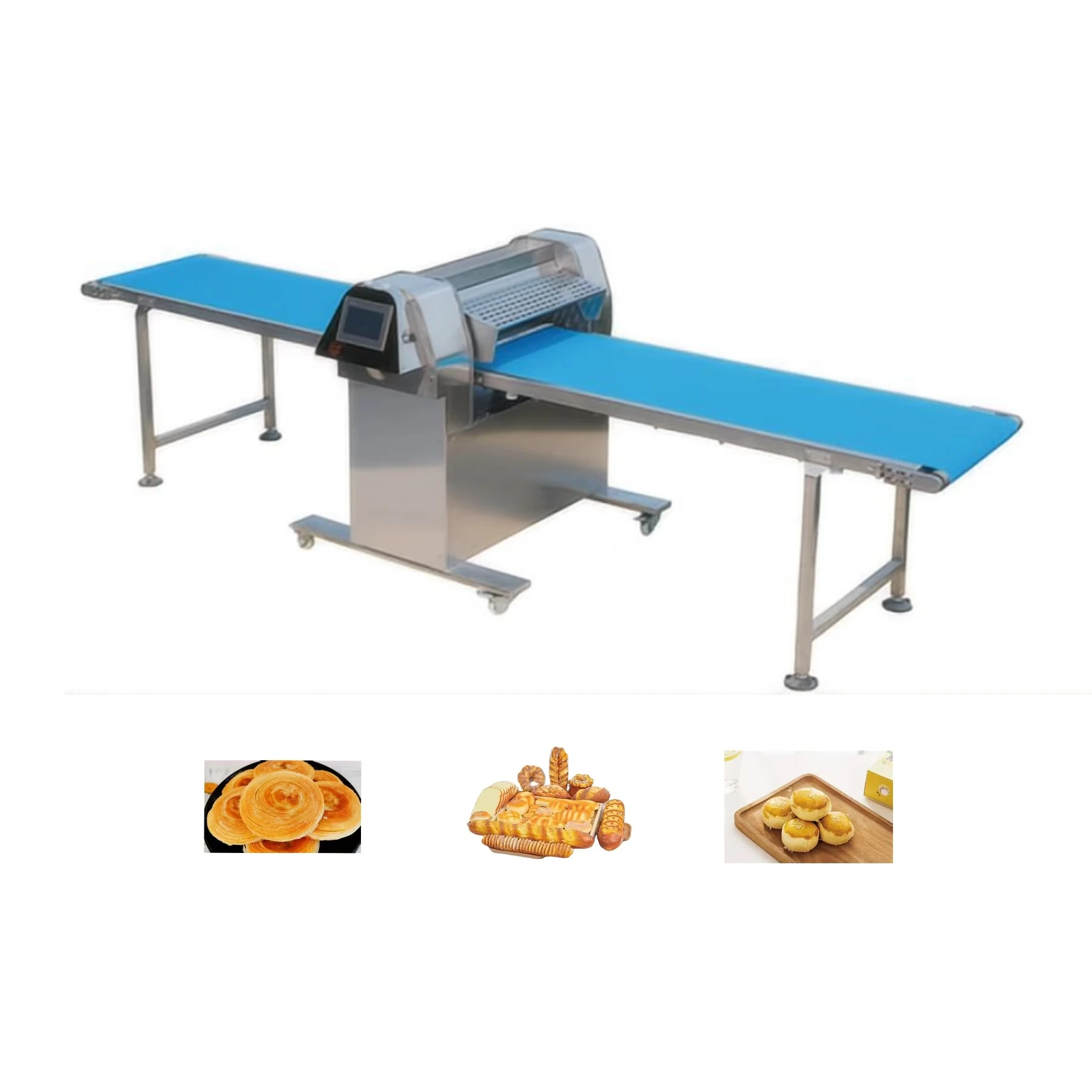 ADMF Electric Stainless Steel Industrial Automatic Croissant Machine Folding Rollmatic Dough Sheeter For Bakery