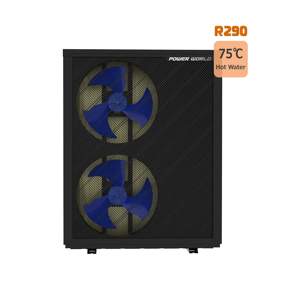 High temperature air source heat water heater pump r290 monoblock mcs 18kw domestic heat pump