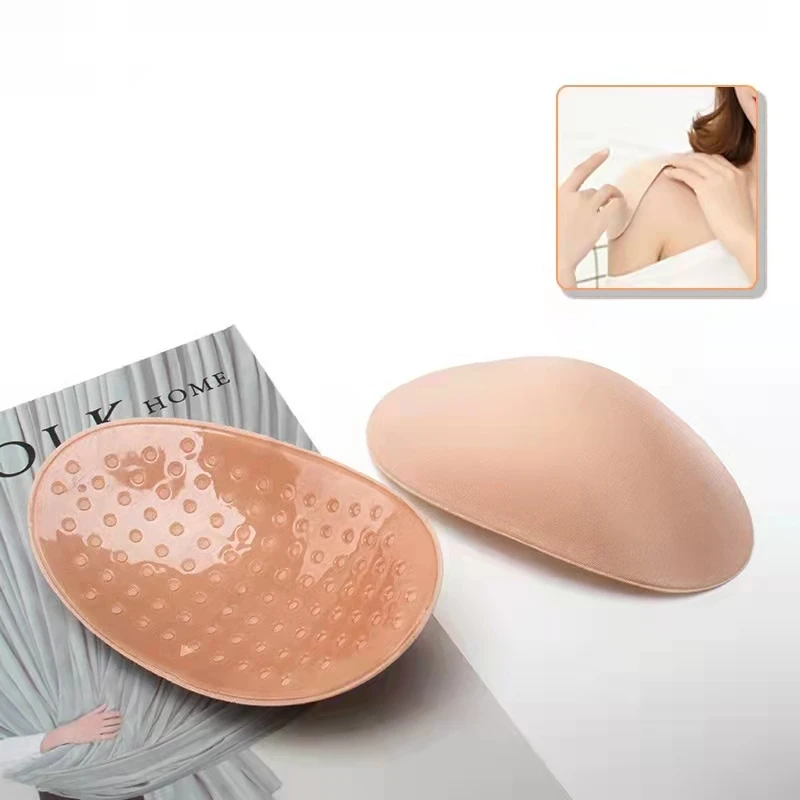 Adhesive Silicone Shoulder Pads For Womens Clothing Anti-Slip Pads Shoulder Protectors Soft Reusable Enhancer Shoulder Height