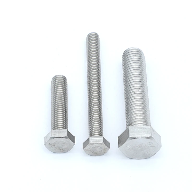 OEM custom and standard China construction bolts and nut SS304 SS316 316l SS410 Stainless steel Hex Head Bolt and Nut