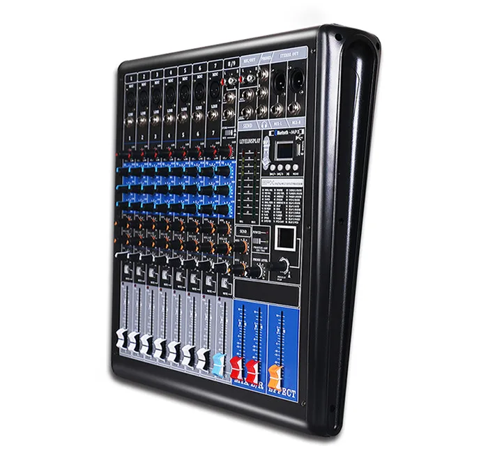 TKG MQ-9 8 channel mixing console passive usb audio analogic dj karaoke profesional sound system china mini small audio mixer