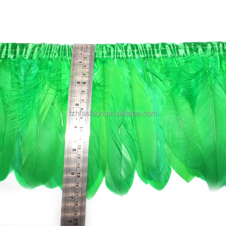 Natural African Lace Accessories Chicken Ostrich Feathers For Crafts Colorful Decorative Macrame Chicken Goose Feather Trim