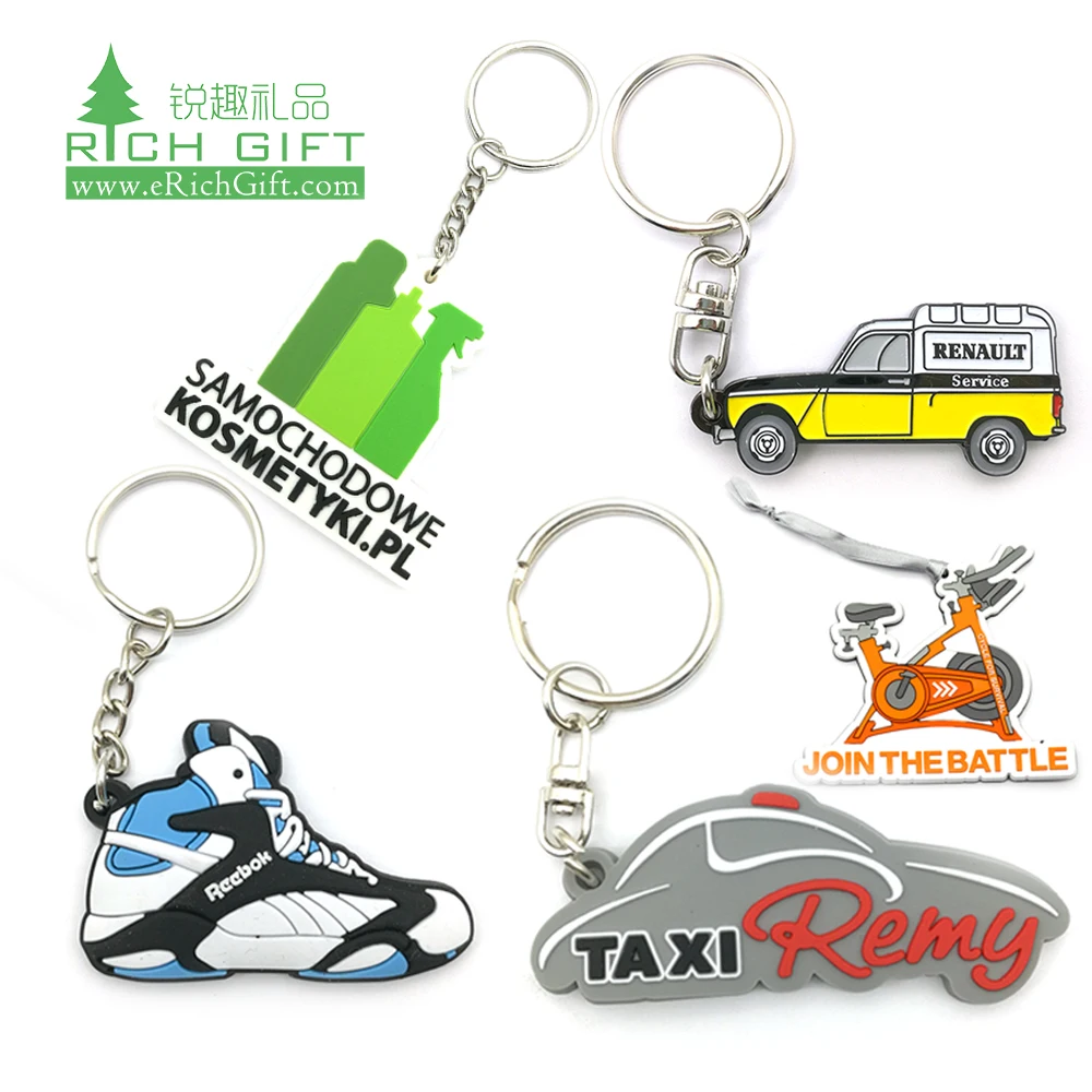 Рекламный сувенир, подарки, индивидуальный дизайн, рекламный 3D 2D логотип, мягкий ПВХ, силиконовый OEM логотип, силиконовый резиновый брелок для ключей, производитель