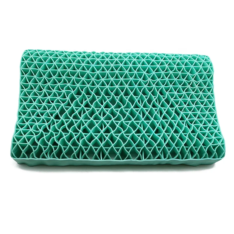 TV shopping and hot sale hollow pillow pressure relief elastic support tpe gel pillow
