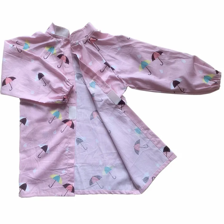 
Long Sleeve 100% Cotton Feeding Baby Bibs 