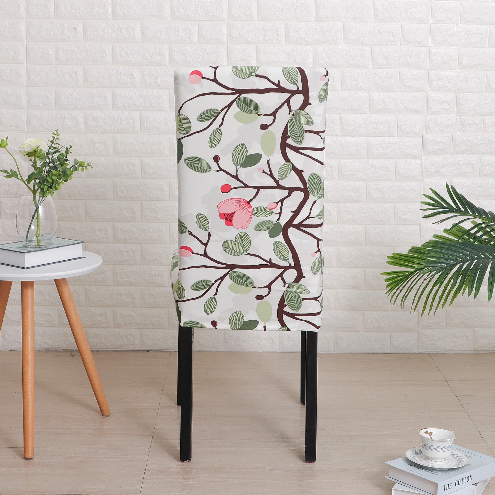 Dropshipping Stretch Home Dining Elastic Floral Print Chair Covers Multifunctional Spandex Elastic Cloth Universal Size