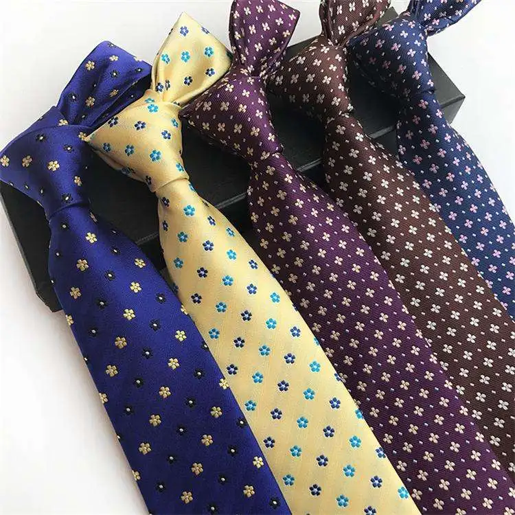 Tking High Visibility Polyester Custom Woven Tie Men Print Chambray Cheap School Uniform Neckties Company Logo Ties For Custom