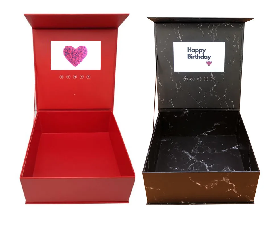 Playing Your Video Lcd Screen Video Box Display Jewelry Showcase