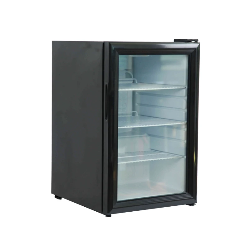 Mini 70L  fridge Refrigerator Glass Door Cooler