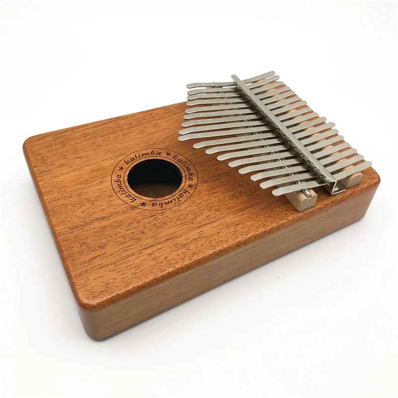 Африканский музыкальный инструмент Kalimba 17 клавиш пианино для начинающих детей