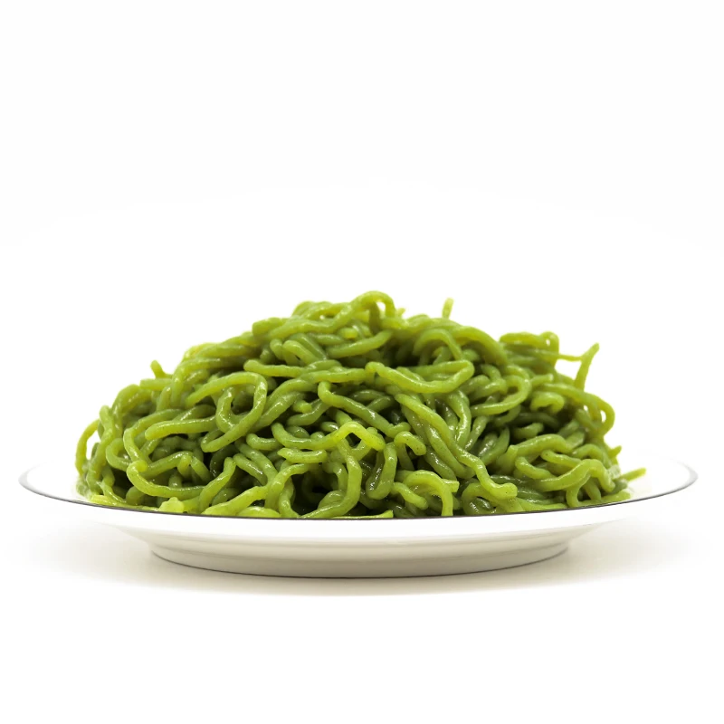 New Neutral Konjac Spinach Noodles Fresh Korea Noodle Low Carb Korean Noodles Ramen