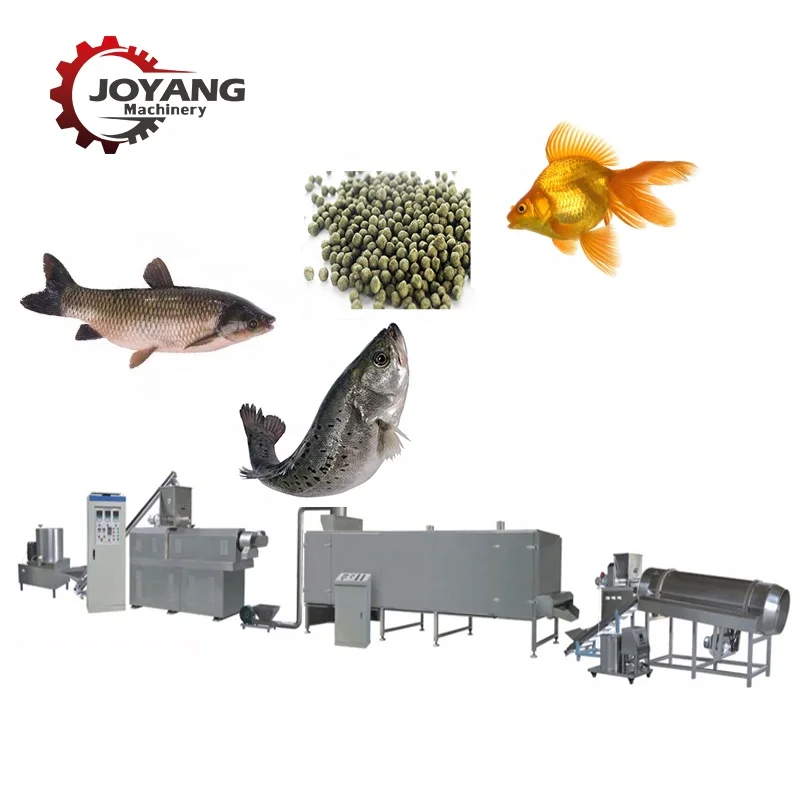 Aquatic Crab Feed Extruder Floating Fish Feed Making Machine Sinking Shrimp Feed Production Line
