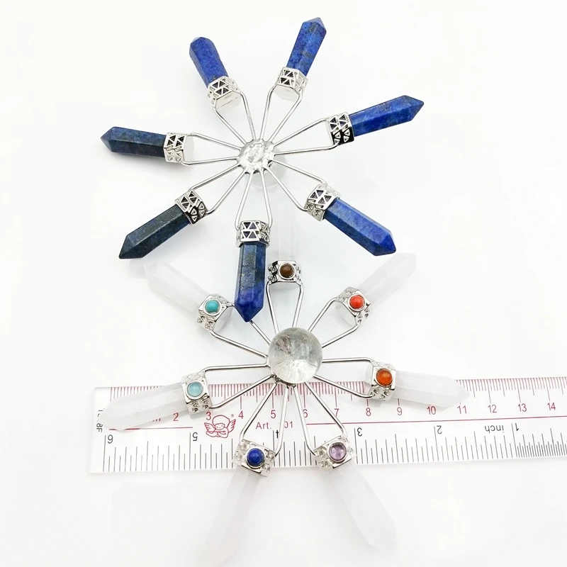  Фантастические пирамиды 7 чакр энергетический дизайн природный генератор исцеляющий кристалл для украшения