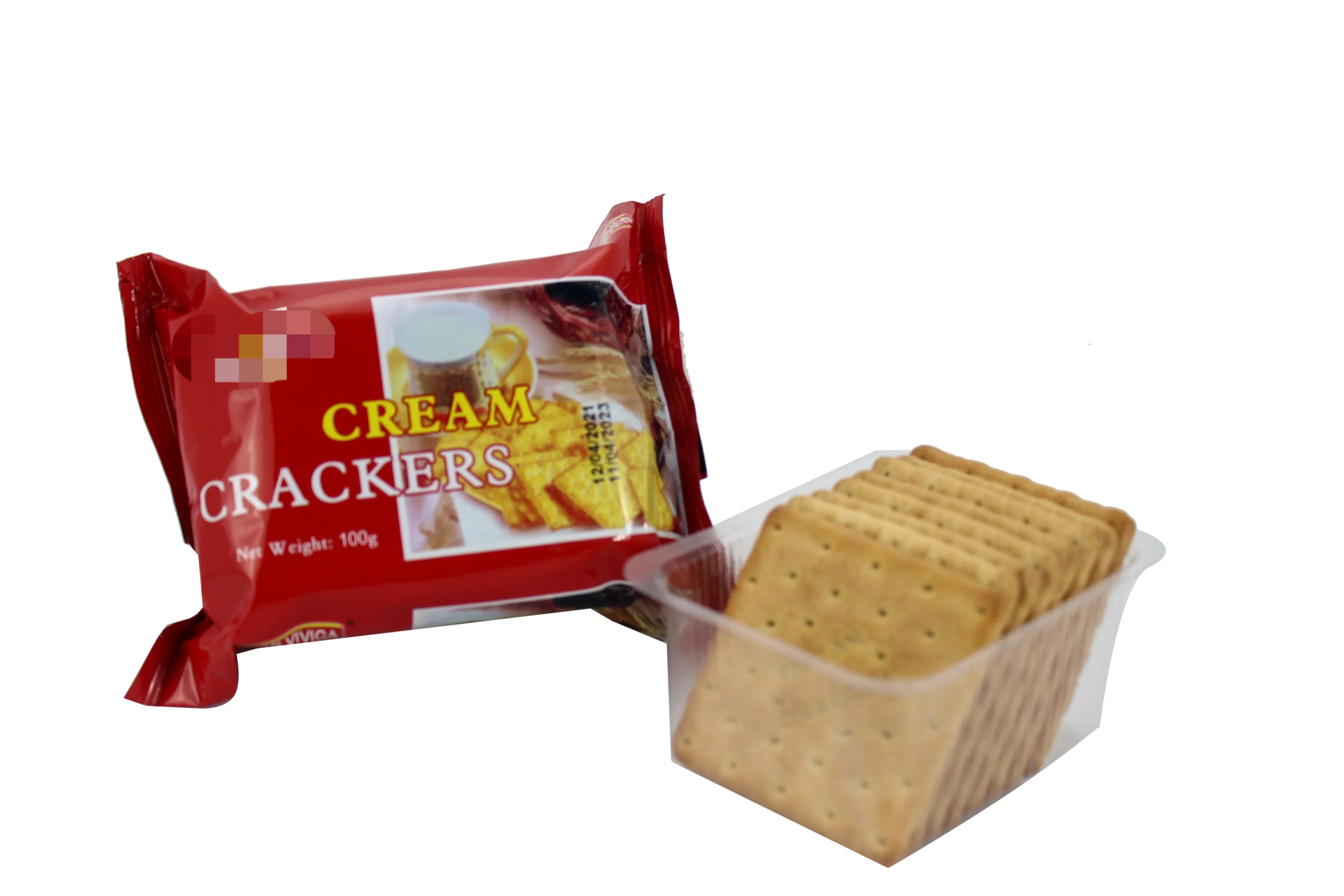 Factory supply traditional milk biscuit cream cracker biscuit 100g200g per unit