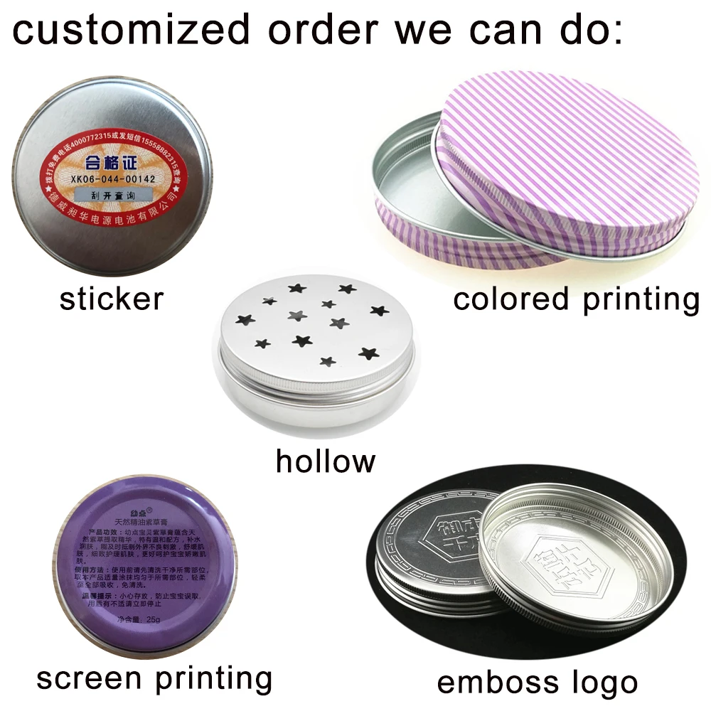 round aluminum candle cans 15ml 30ml 50ml 60ml 100ml 150ml 200ml 250ml matte black aluminum tin box