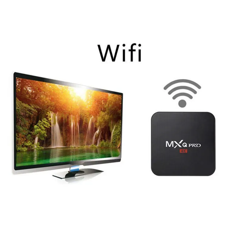 4K декодер Wifi 2,4 ГГц Rk3229 4 Гб Ddr 64 Гб флэш-память Smart Mxqpro 4k Tv Box Mxqtv Box