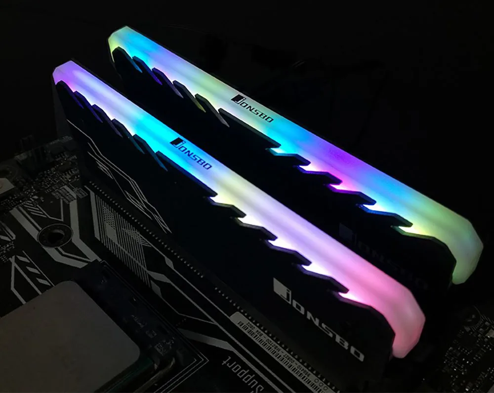Aluminum RGB Cooler Heat Sink Cooling Vest DDR Memory RAM Fin Radiation Dissipate for DIY PC Game