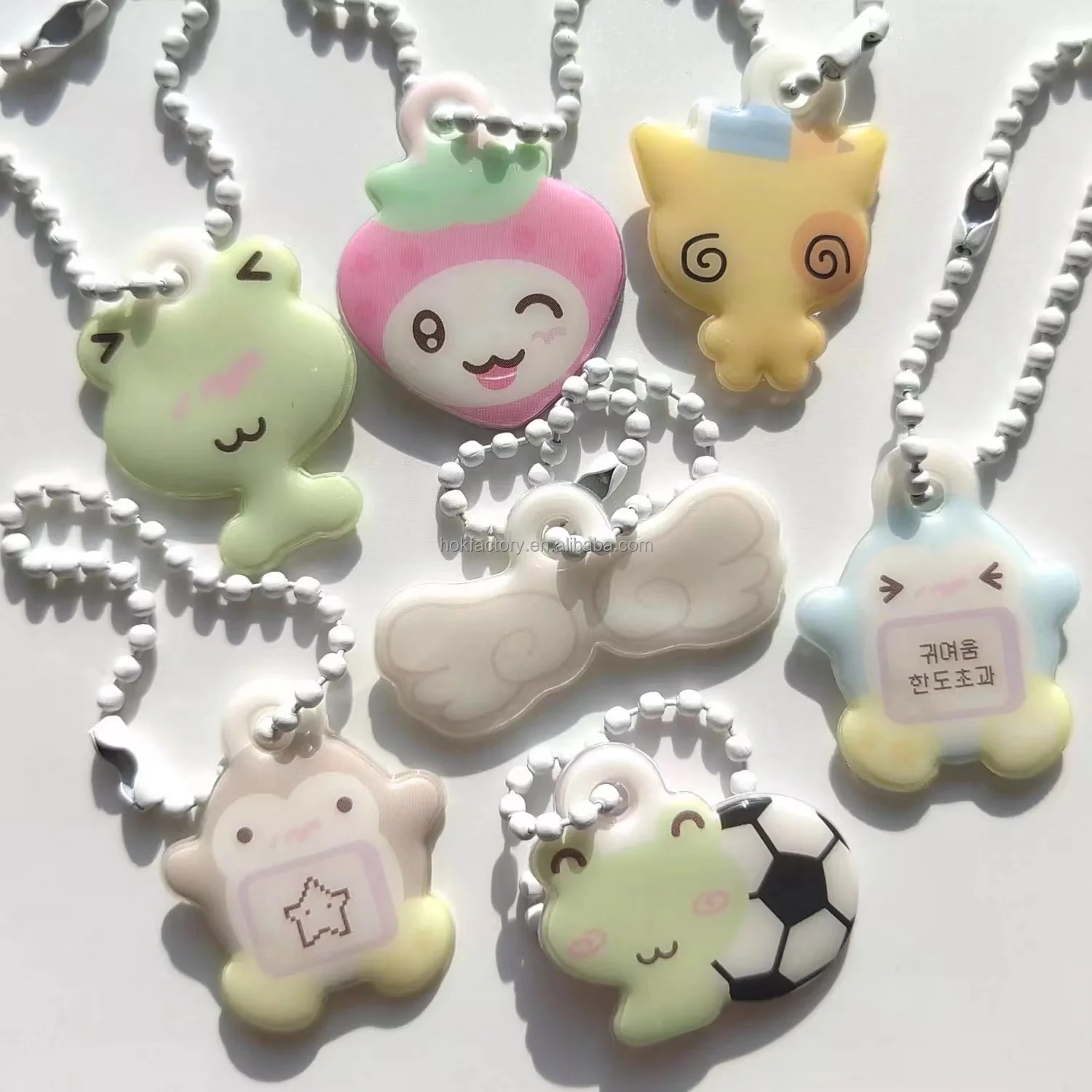 Factory Custom Good Quality Personnalisd Kawaii Fashion Accessories Photo Custom Puffy PVC Keychain Kpop