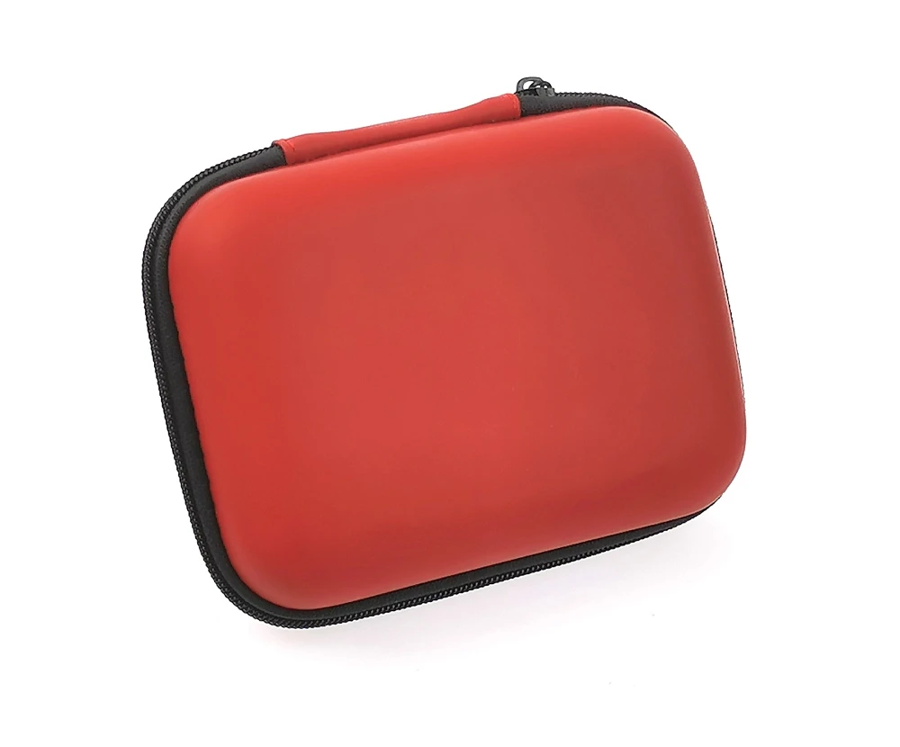 Promotional Zipper Earphone Eva Case Leather Style Multi Case with PU material for LOGO OEM