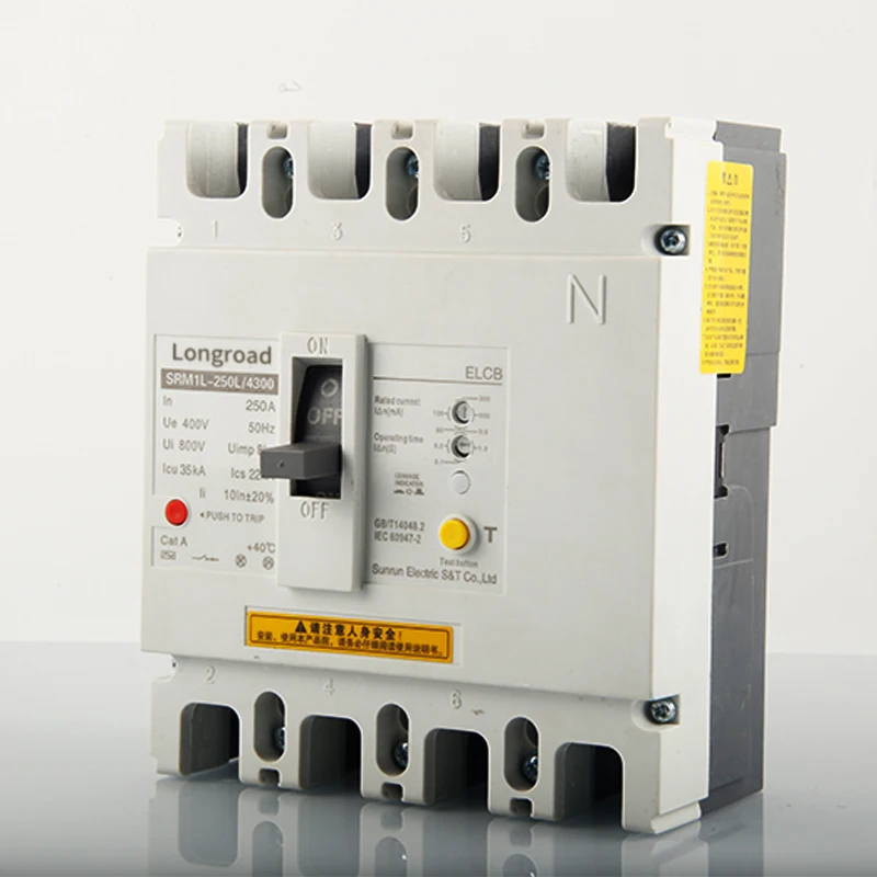 Safe reliable an extensive range with outstanding performance Residual Current action Moulded case circuit breaker