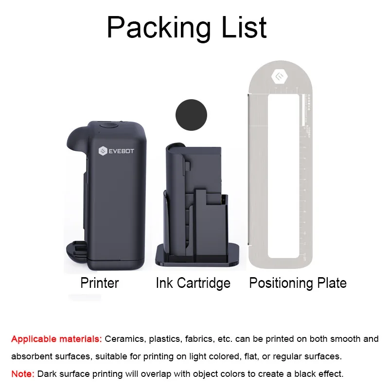 Hand Expiry Date Printer Printing Pen Inkjet Printers Bluetooth Provided Flatbed Printer EVEBOT Automatic Printpen Small and Por