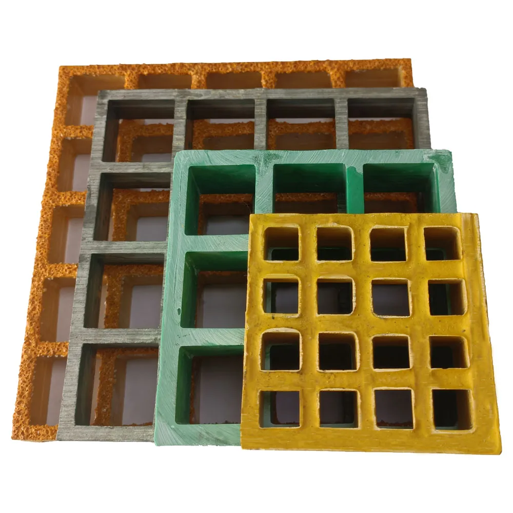 1220 X 3660 mm platform 19 X 19 mm Fiberglass Mini Mesh Molded Grating Gritted Surface Frp Grating Plate For Walkway