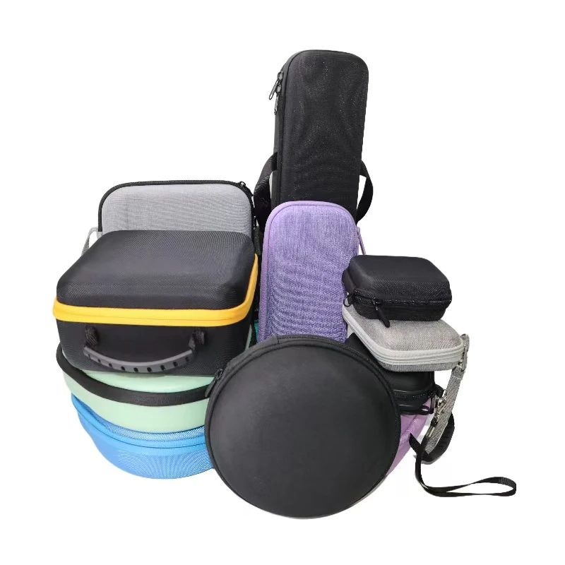 Custom Audio Stand Bag Protective Eva Hard Case Portable SONY Audio Speaker Case Blue Tooth Speaker Zip Bag