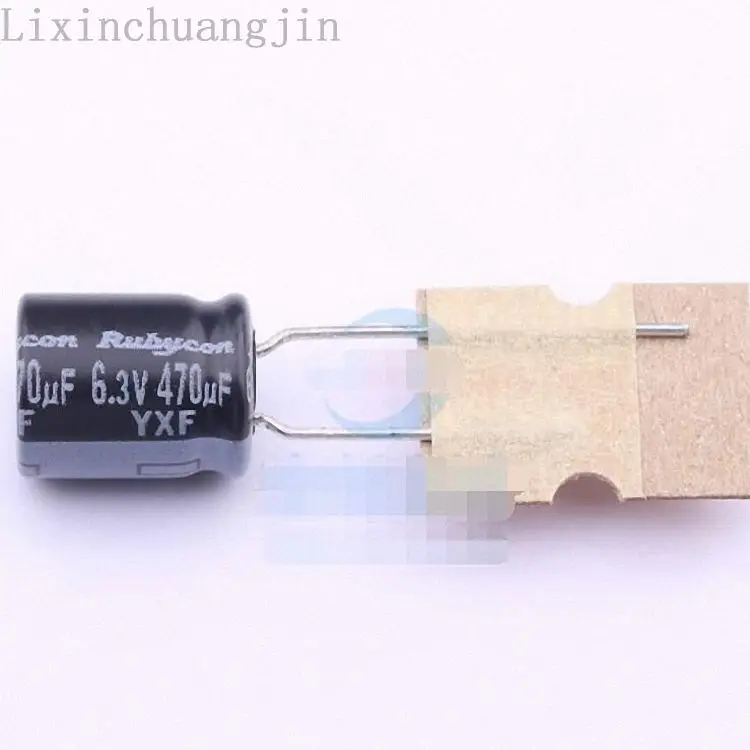 
6.3YXF470MEFCTA8X11.5 parameter 470uF 6.3V Lead type aluminum electrolytic capacitor 