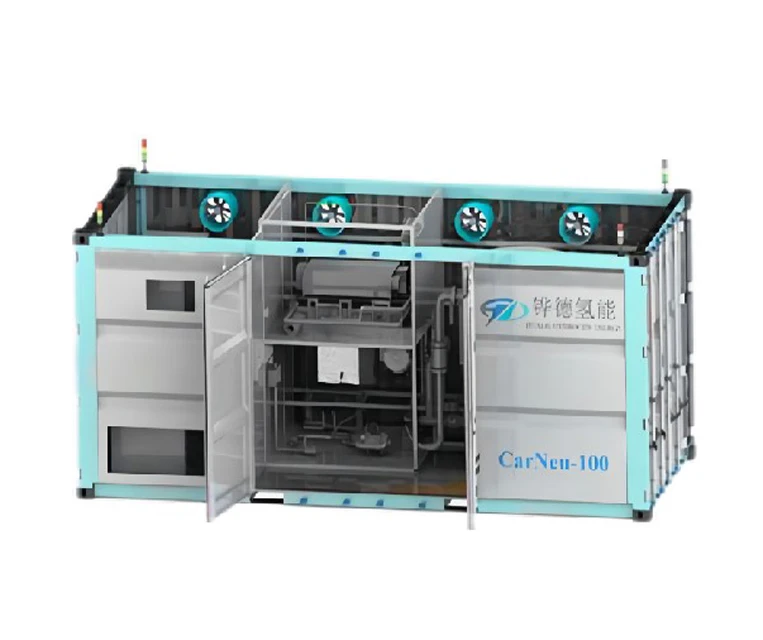20Feet Containerized 100kWel + 87kWth Hydrogen Fuel Cell Cogeneration System With  40000+ Hours Life