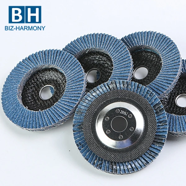 Grit 40 60 4.5 Inch 4 Inch 5 Inch 115mm 125mm  Zirconium Zirconia Corundum Grinder Flap Disc for Carbon Steel