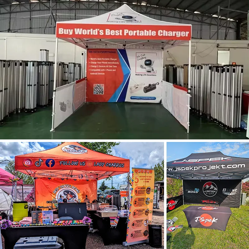 Custom 10x10 10x15 10x20 Aluminum Frame Folding Waterproof Outdoor Event Party Trade Show Pop Up Canopy promotional Tent