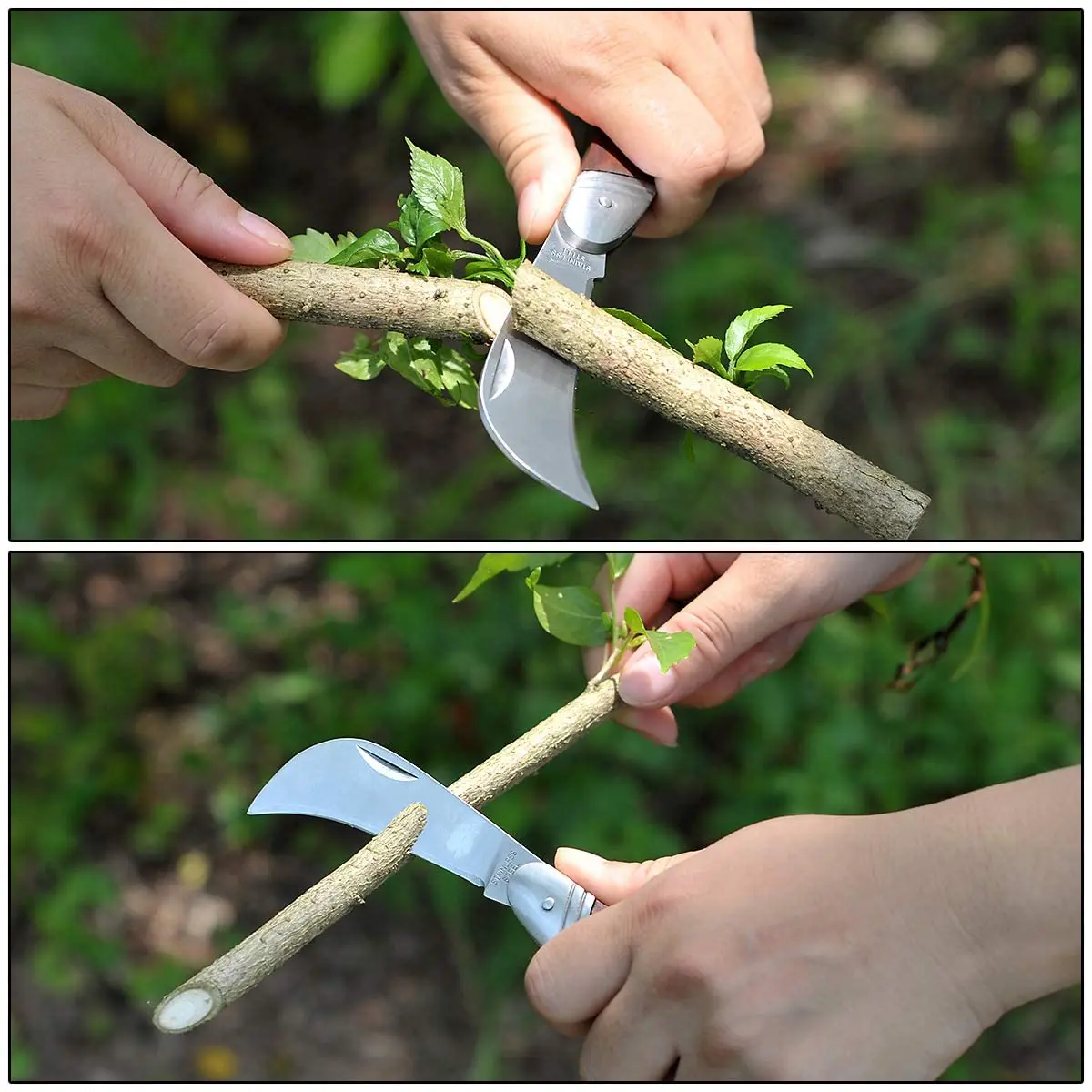 Hot Selling Cheap Wood Handle garden grafting planting Folding grafting Knife