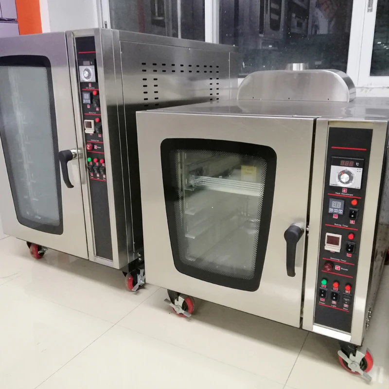 Combi Oven Commercial Professional Heating Bakery Gas Oven Pizza Biscuits Convection Oven