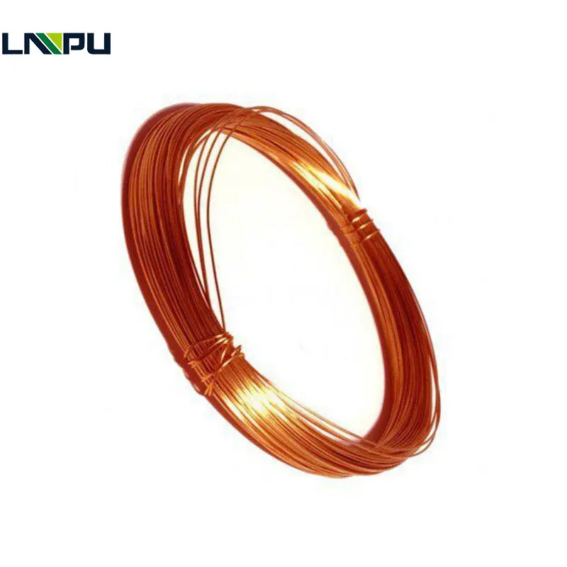 UEW Enameled Copper Winding Wire AWG 43 0.056 Mm Insulated Solid for Guitar Pickups PT4-PT200 130-220c CN;HEN Round:0.025-4.5mm