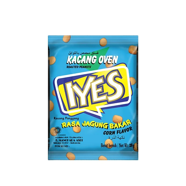  Жареная закуска Iyes высшего качества с арахисовым покрытием 28 г вкус
