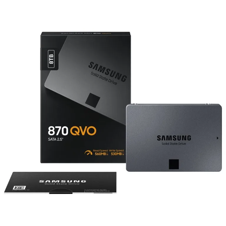 For Samsung original  870 QVO 8 TB SATA 2.5 Inch Internal Solid State Drive SSD MZ-77Q8T0BW