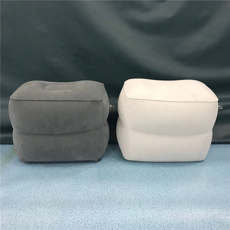 Portable Airplane Kids Toddlers Bed Adjustable 3 Layers Height Inflatable Travel Leg Foot Rest Pillow Airplane Bed For Kids