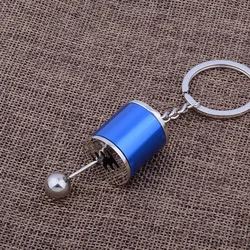 Autos Part Metal Key Ring Six Speed Manual Car Gear Shift Toy Keychain