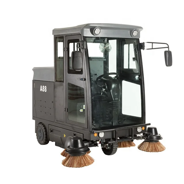 BAIYUN очистка A88 электрическая огромная уборочная машина для пола на аккумуляторной батарее уличное очистительное оборудование