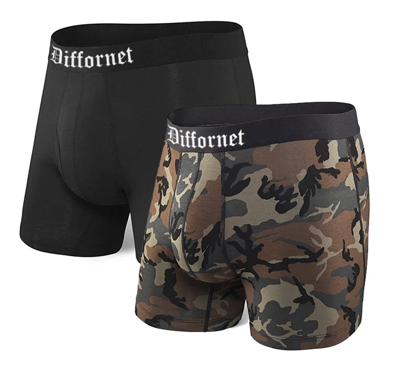 Hot Sale Mens Underwear Boxer Shorts Manufacturers Custom Logo Cotton 5 Inch Inseam Boxers Underwear Mens Briefs Boxers