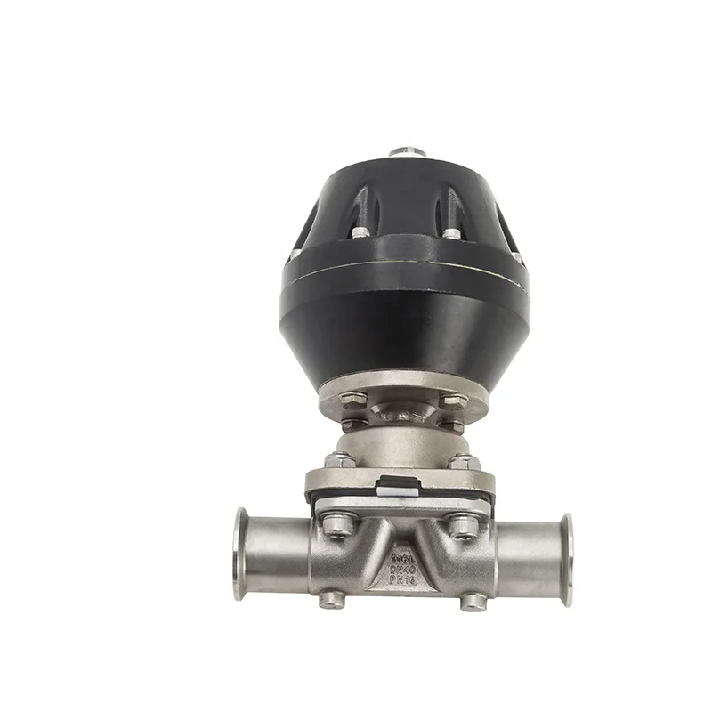 Tri-clamp Ethanol Bpm Diaphragm Valve, Juice Cryogenic Silicon Diaphragm Valve