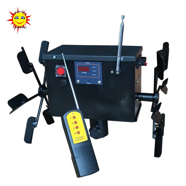 Pyrotechnics double wheels Fireworks Stage machine firing system