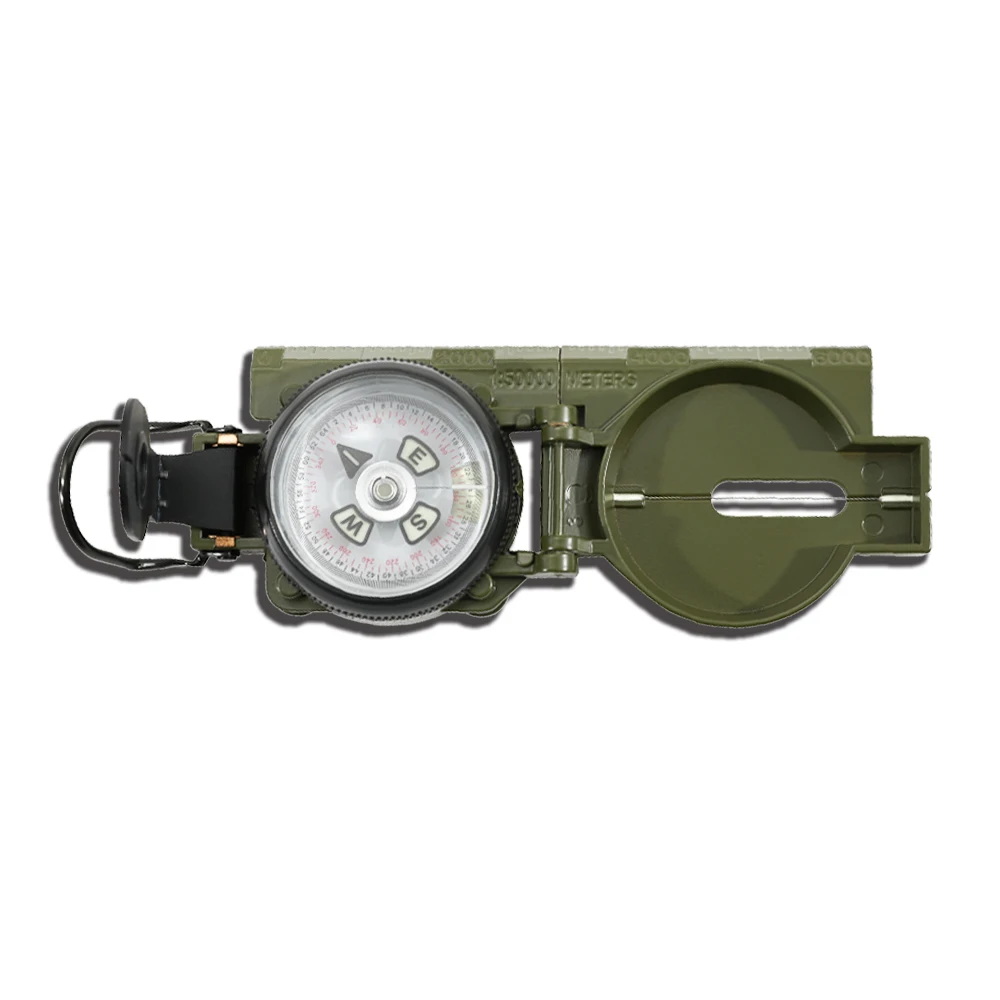 Factory Geological Survival Compass Multifunctional Tactical Compass Pocket Waterproof Folding compass