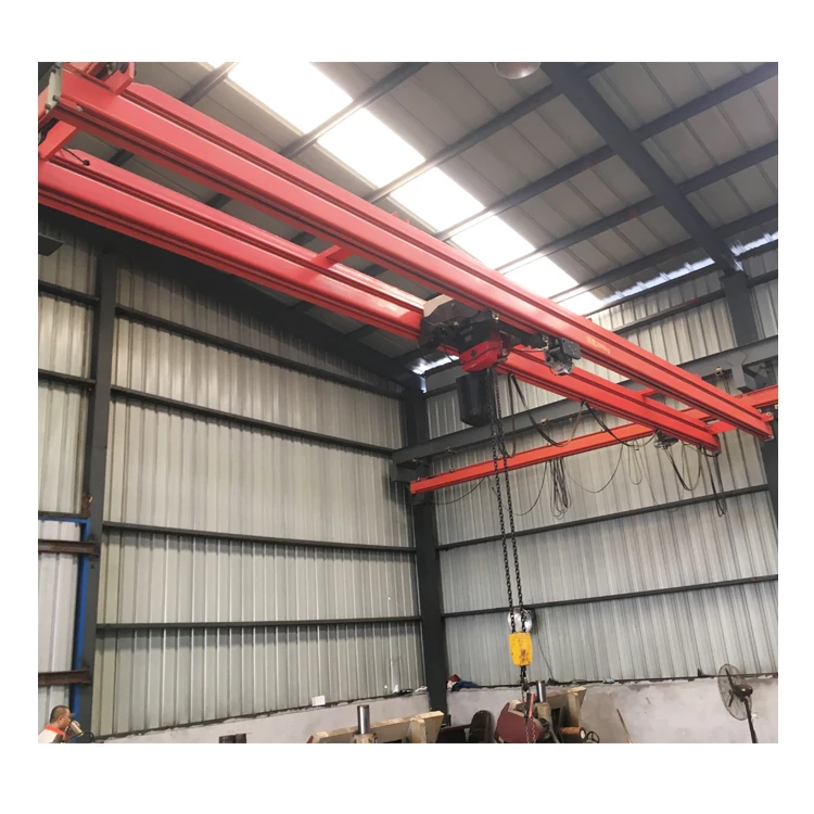 2000 kg 2.5T 3.2T KBK model UK40 rail large-tonnage double girder beam suspension light ergonomic EOT crane system price