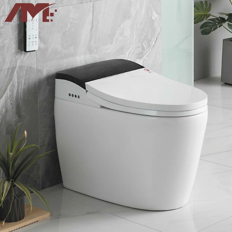 Автоматический керамический туалет дешевый Умный Унитаз для ванной комнаты