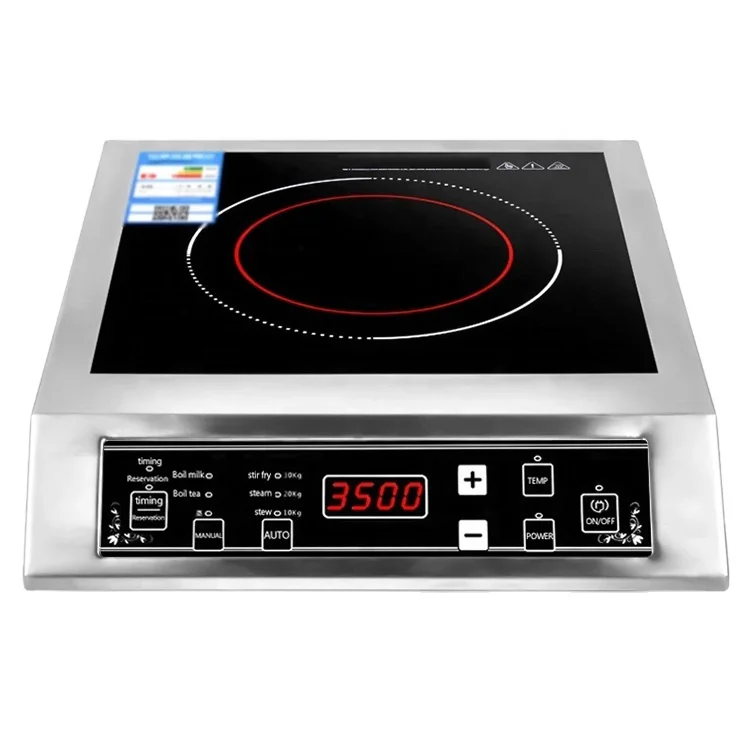 Горячая Распродажа цена портативная однокруглая 3500 Вт 220 В профессиональная электрическая индукционная плита высокой мощности