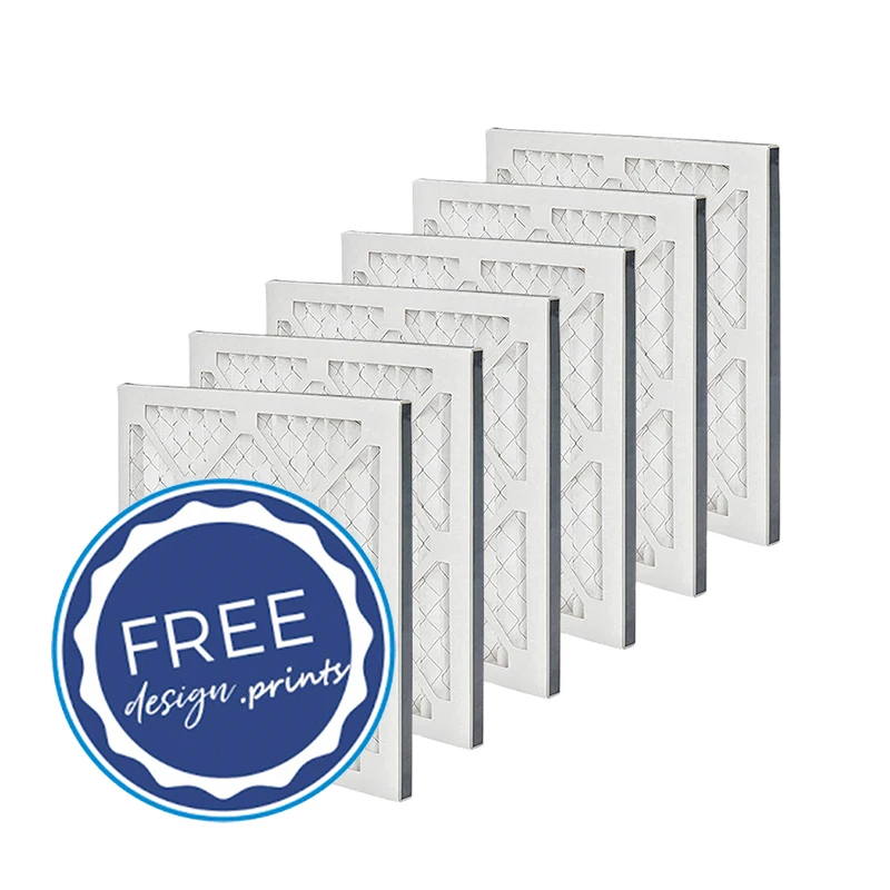 20x20x2inch 20x20x4 Factory Merv 8 Merv 11 Merv 13 MPR 600 1200 1500 1900 Pleated Cardboard Frame Ac Furnace Air Filter