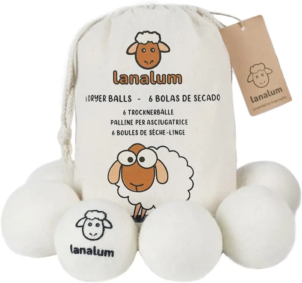 Wholesale Custom Eco Organic Household Drying Clothes Washer Laundry Felt Wool Dryer Balls for Washing Machine