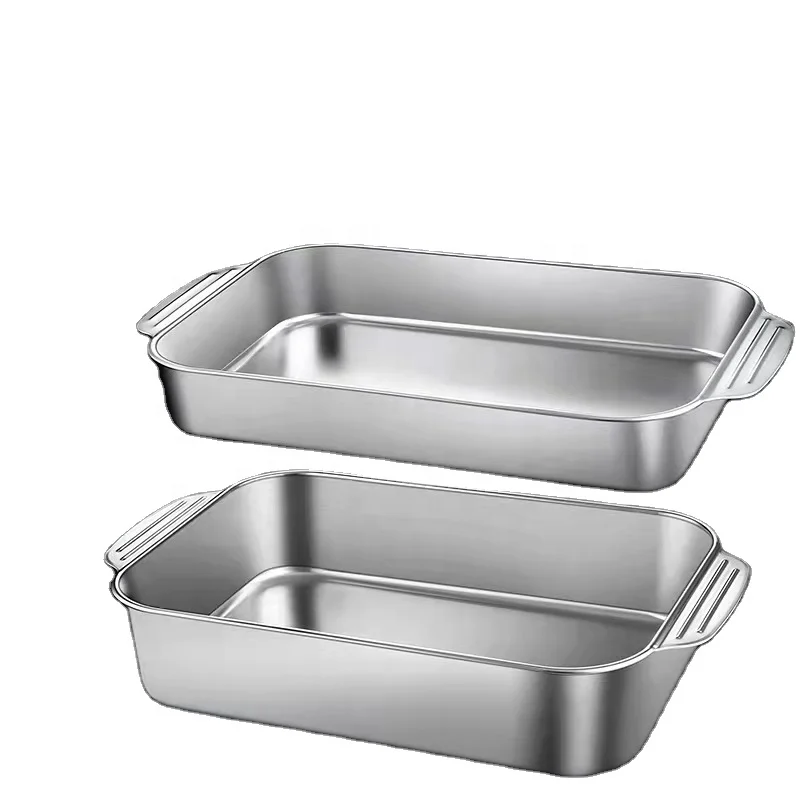 Zhongte kitchen baking tray Stainless steel tray Bakery ware bread baking tray for oven